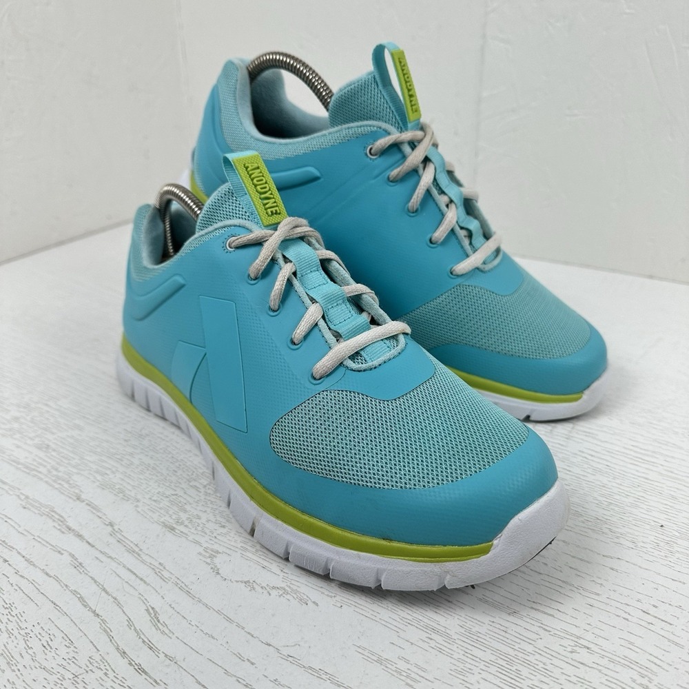 Anodyne No. 23 Women's Sport Runner Shoes Teal/Lime Size 10 Wide Orthopedic